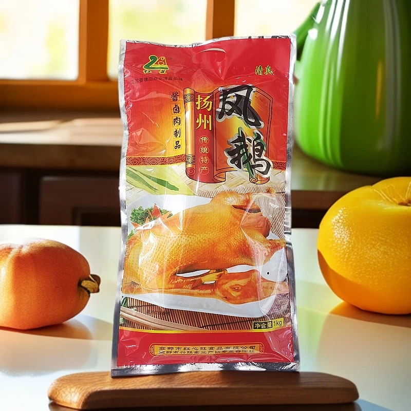 扬州风鹅老鹅特产风干1KG彩袋熟食整鹅下酒菜风鹅年货礼品