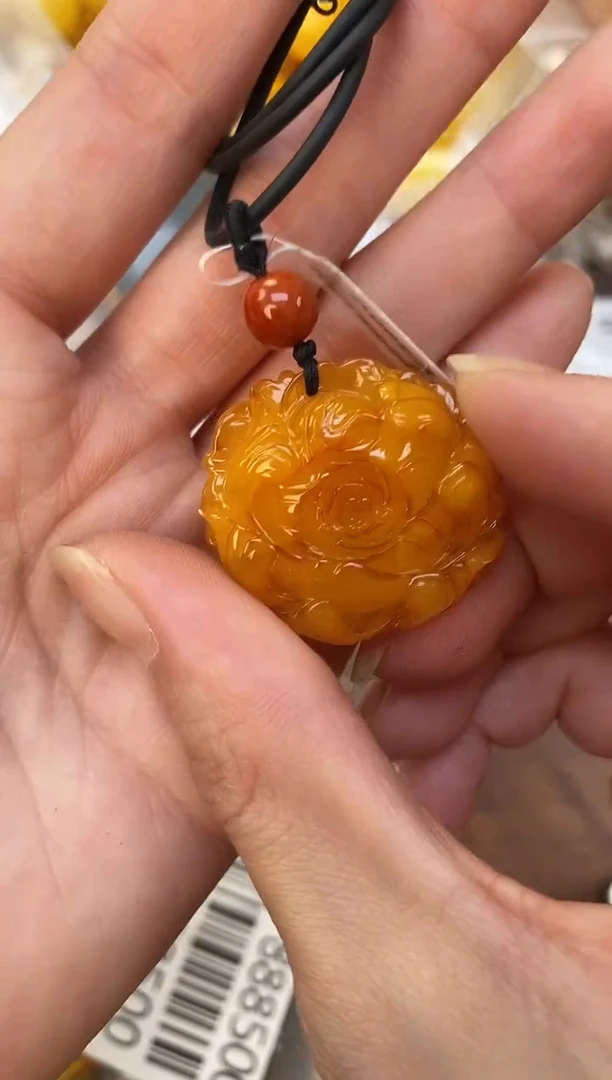 裸石琥珀未镶嵌天然琥珀蜜蜡