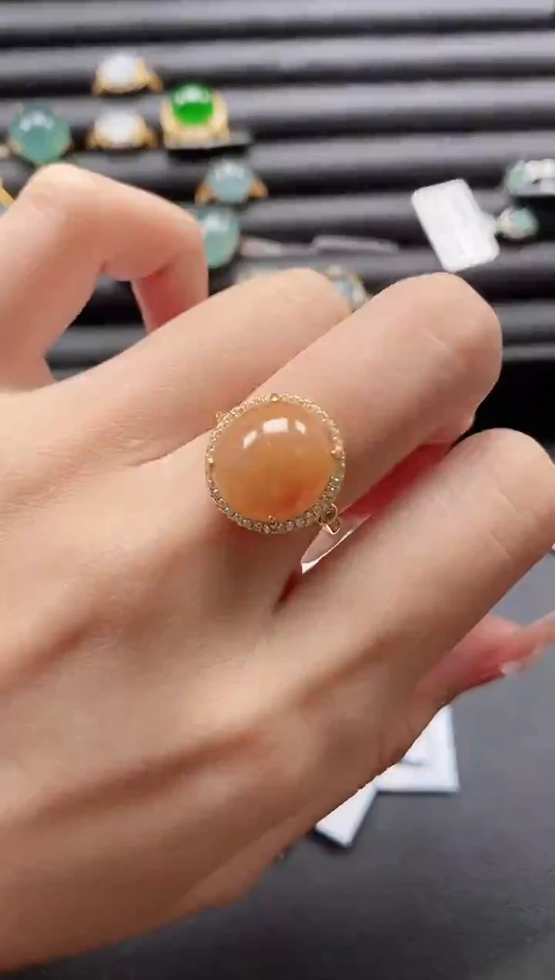 【闪购商品】翡翠戒指银S925镶嵌51151