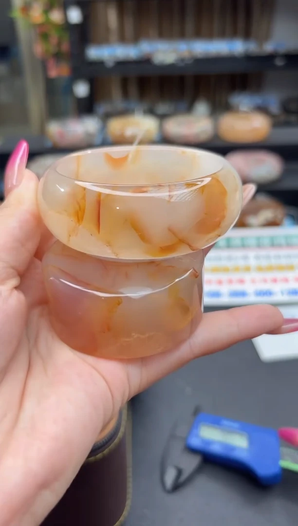 未镶嵌手镯石英质玉149(57圈赠送镯心)