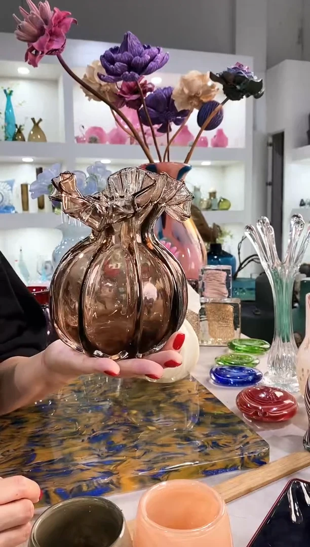 慕忆家手作琉璃花瓶