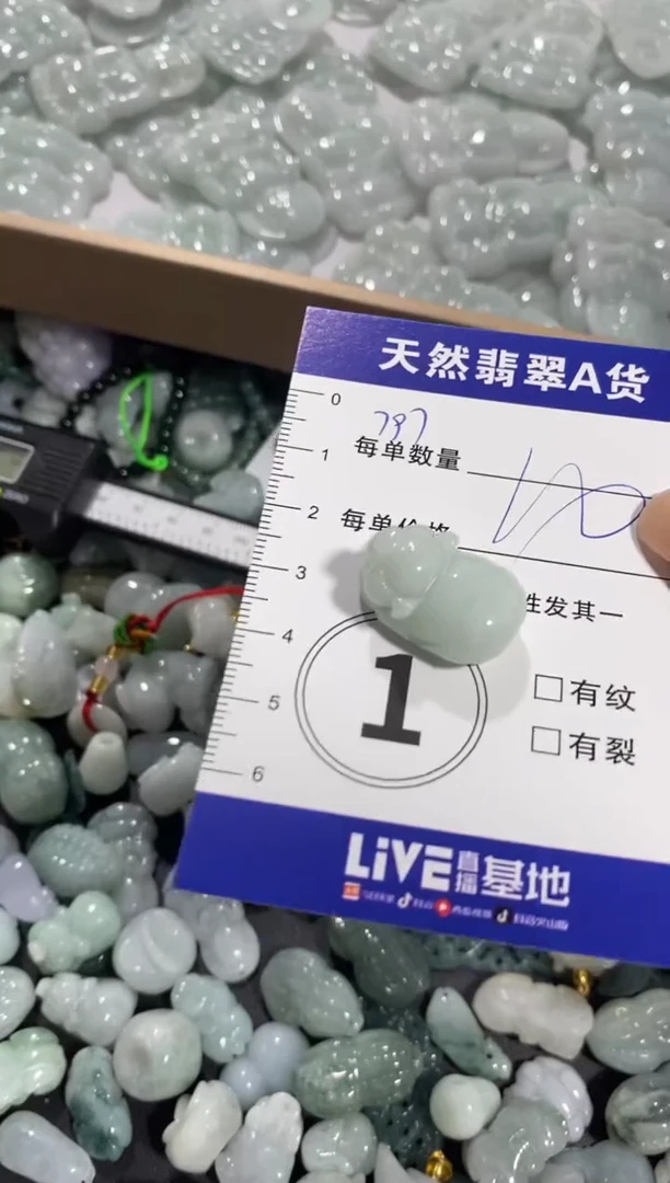 颈饰未镶嵌翡翠天然翡翠A货批量多样性发一件