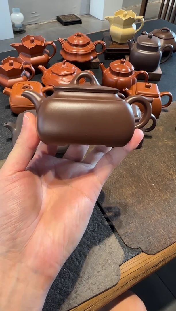 茶壶紫砂张*峰长四方 紫砂壶