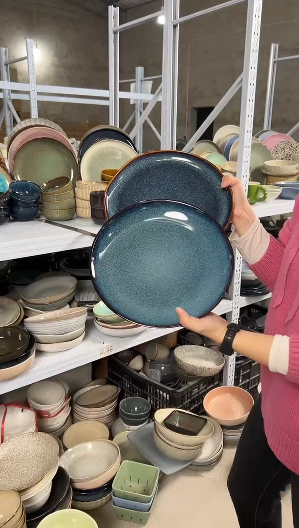 陶瓷外贸尾货瑕疵满20包邮X2 大盘10.5英寸