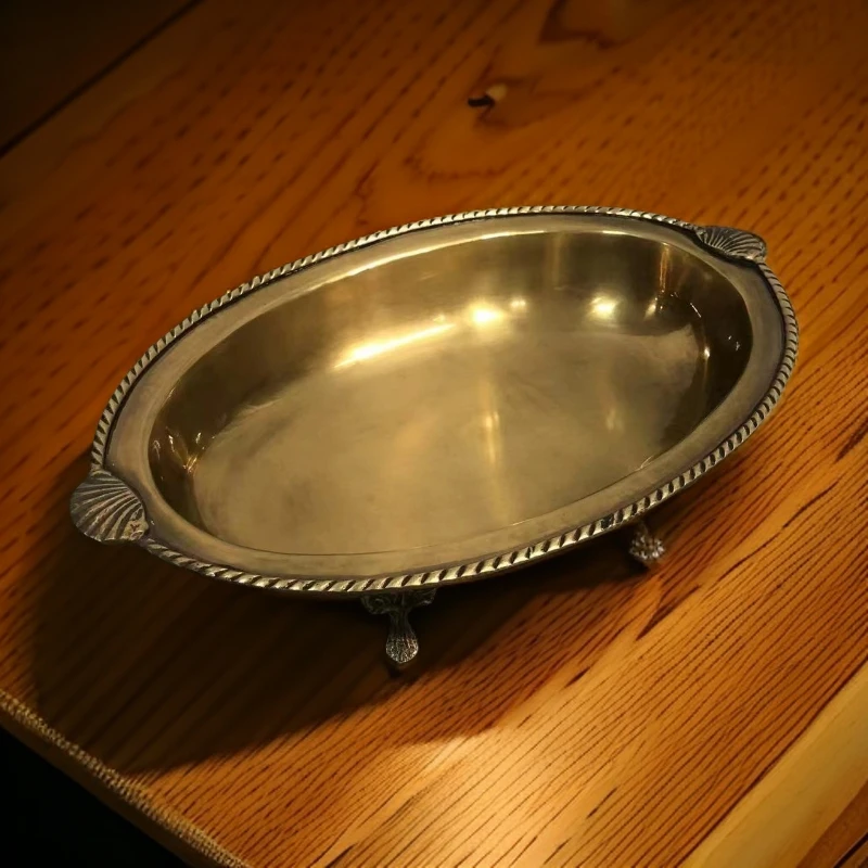 BORCH/博瑞奇黄铜盘摆件桌面铜摆件（08687）