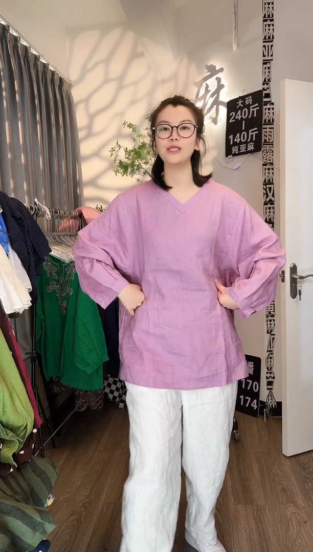 亚麻大码女装系列。