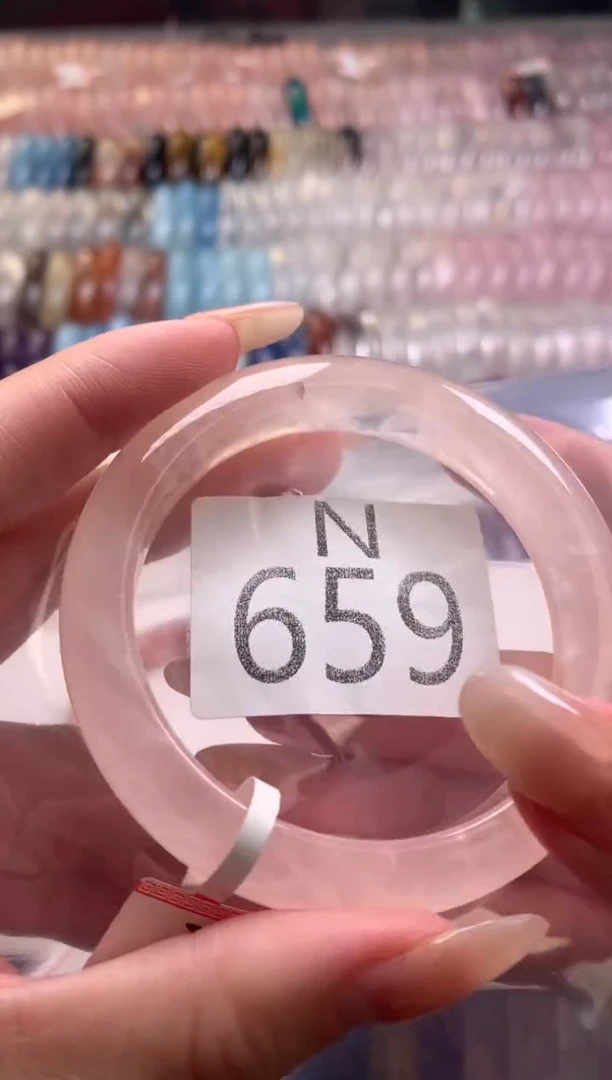 水晶珠宝半成品未镶嵌缭*.水晶手镯659-54