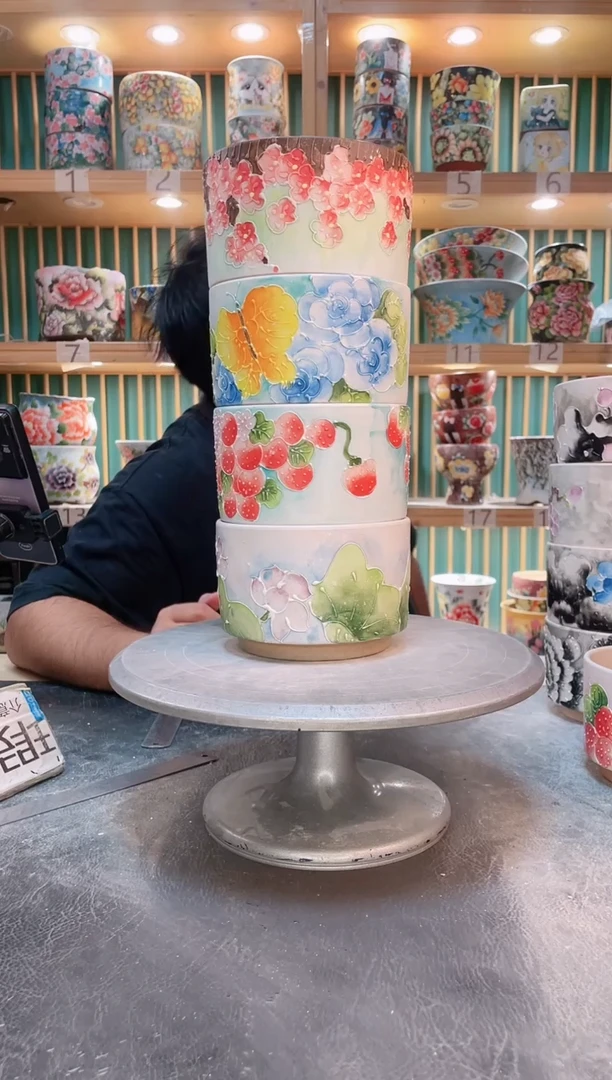 瓷片默认微瑕一物一拍1006-076-4个