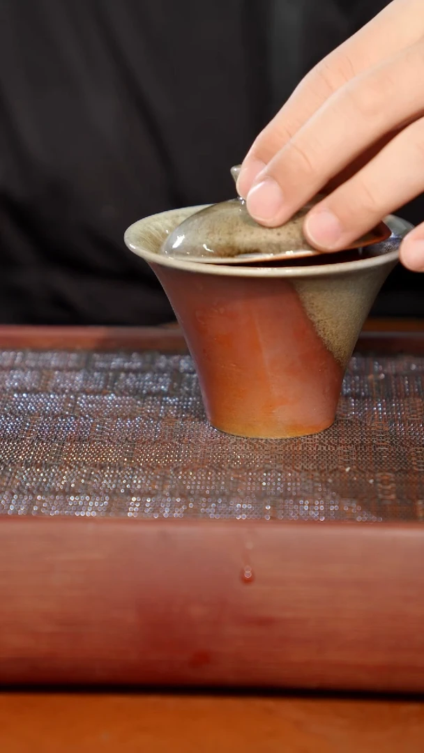 陶瓷奢瓷/瑞寅柴烧茶器（盖碗）641