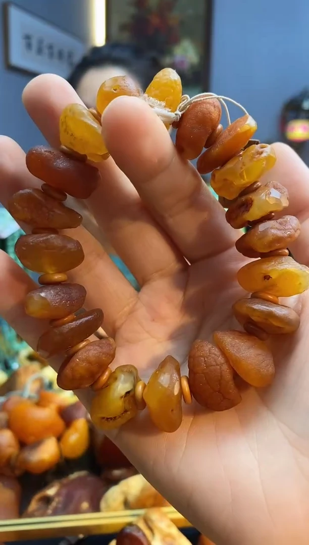 未镶嵌琥珀手串手串