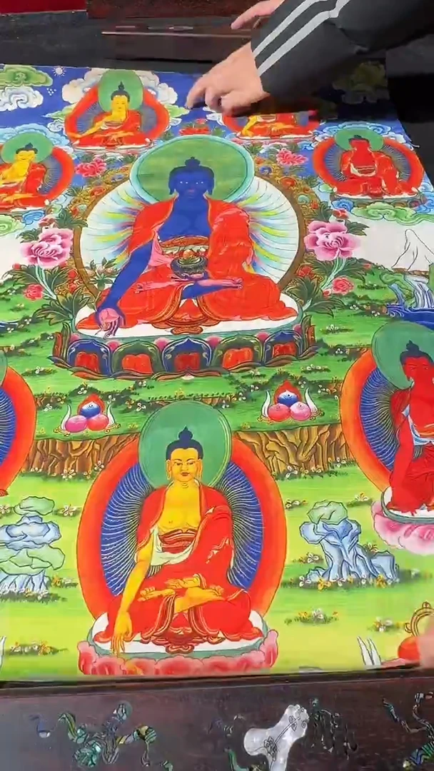 卷轴画藏式珍藏彩绘艺术馆155