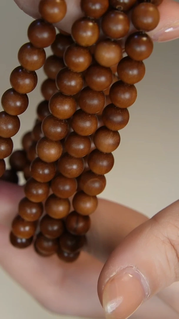 【闪购商品】檀香木手串/手链老山檀香0.8多圈圆珠多样式发其一红肉