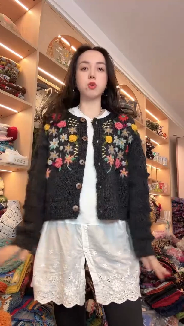 羊毛美丽如明星同款毛衣