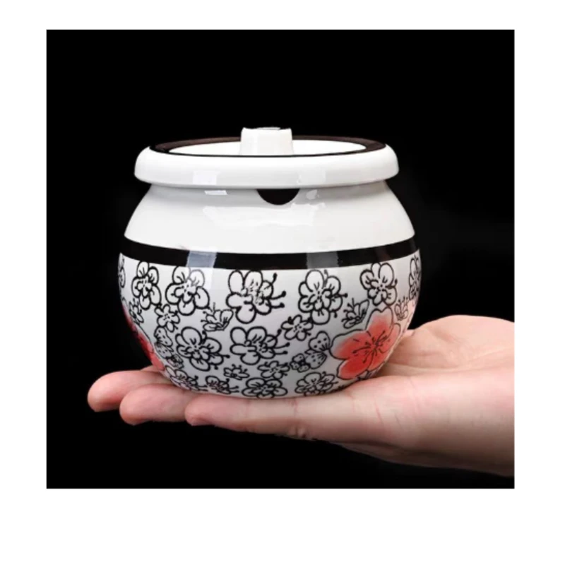 G1344-日式和风梅花烟灰缸HSF2