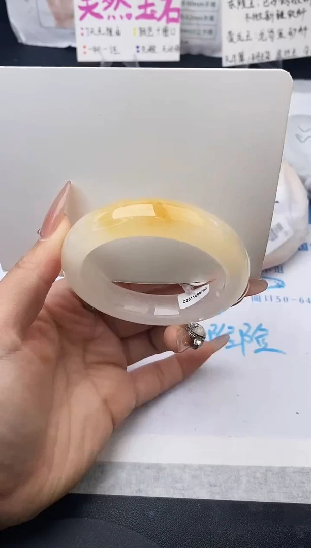 未镶嵌手镯石英质玉w131-HHB53+