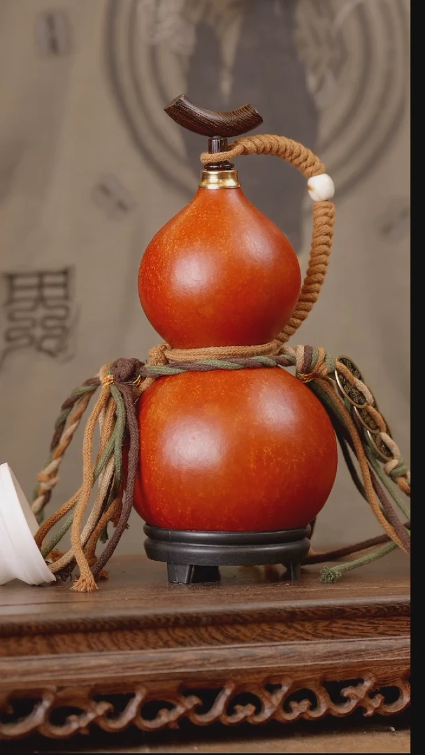 50号精品天然大漆酒葫芦一物一拍~