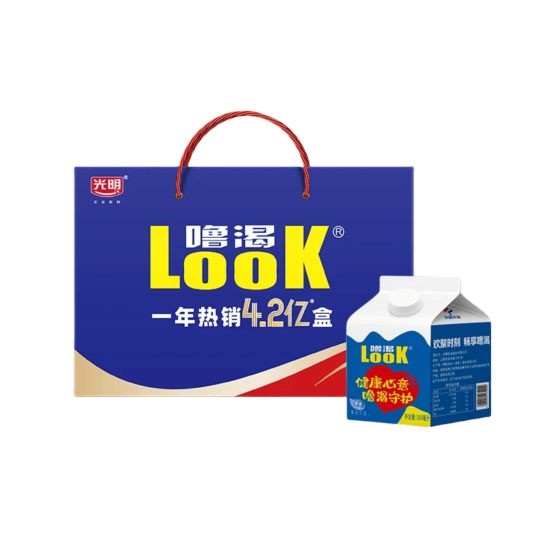 光明噜渴300ml常温原味生牛乳发酵益生菌酸奶饮品营养早餐奶饮料
