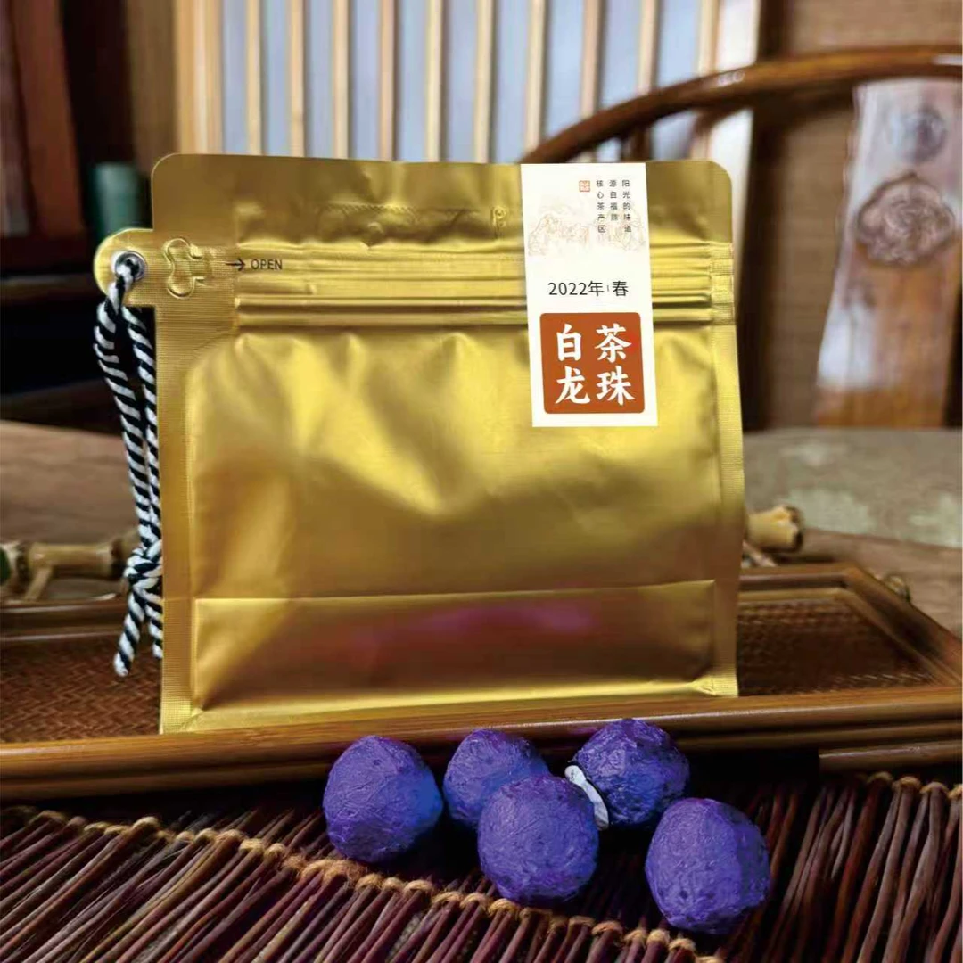 2022年福鼎管阳白茶龙珠150克装