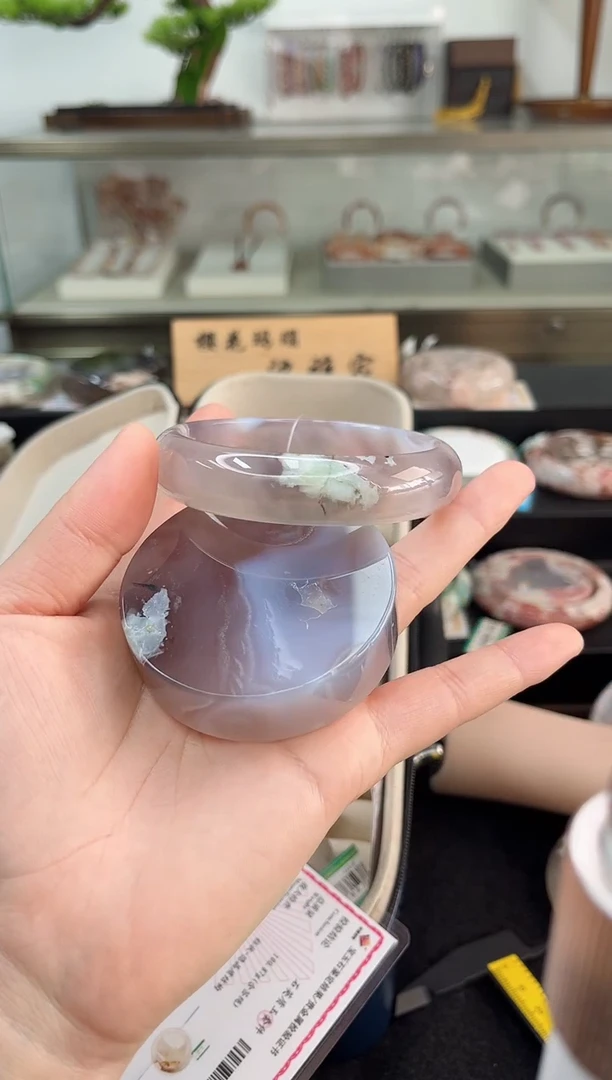 未镶嵌手镯石英质玉63圈口（赠品镯心）3658894