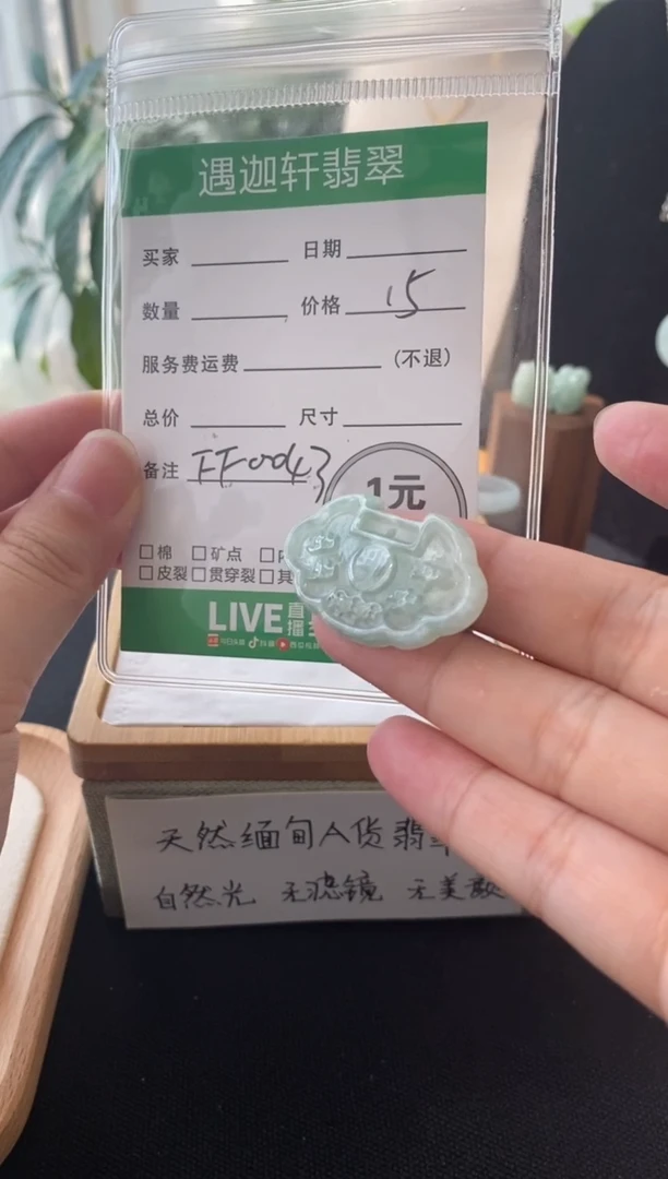 翡翠未镶嵌吊坠(不含链)FF0043