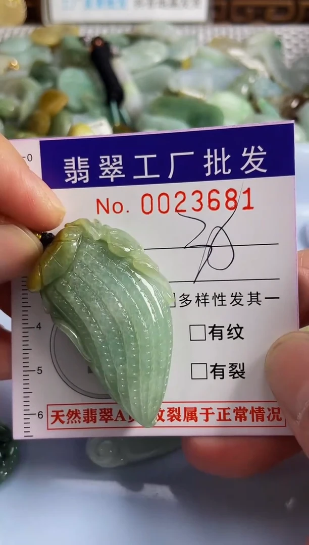 【闪购商品】翡翠颈饰未镶嵌扣头天然A货翡翠