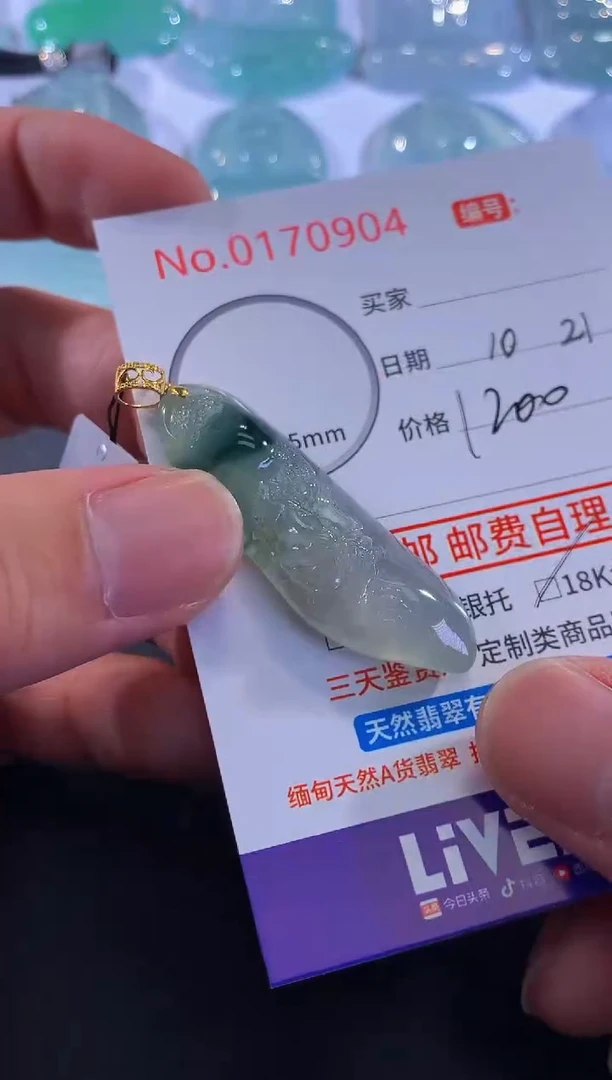 颈饰未镶嵌翡翠小**s！
