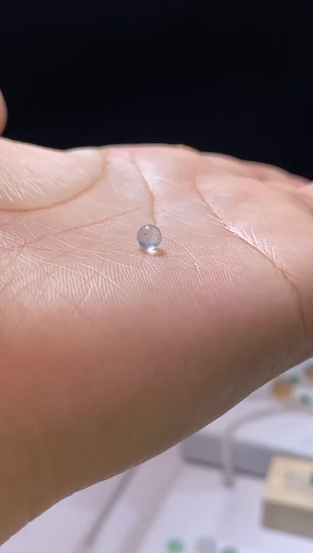 未镶嵌定制翡翠卡3.8珠珠  福利不退不换