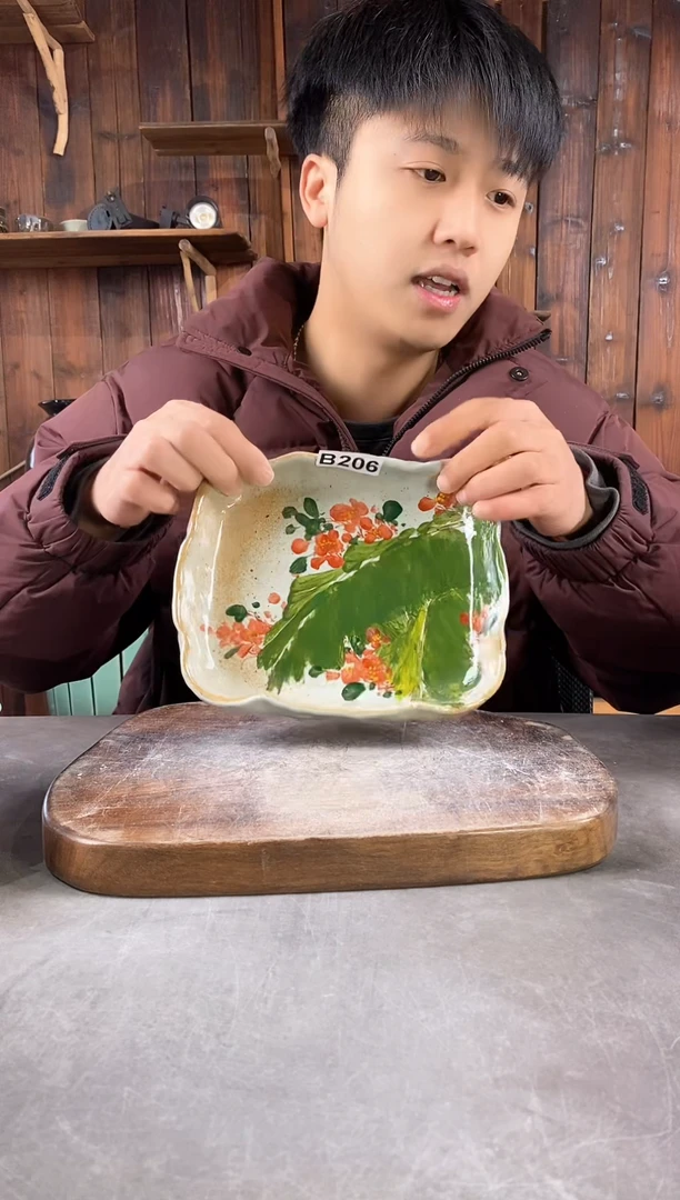 【闪购商品】碗206，手工手绘，新年快乐！