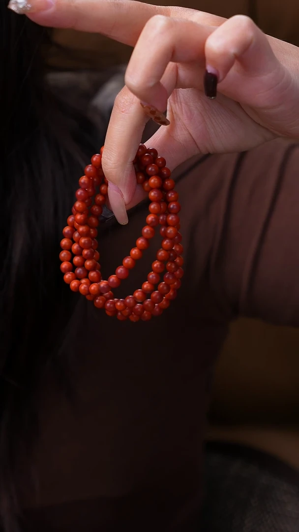 未镶嵌设计南红玛瑙妖孽多圈