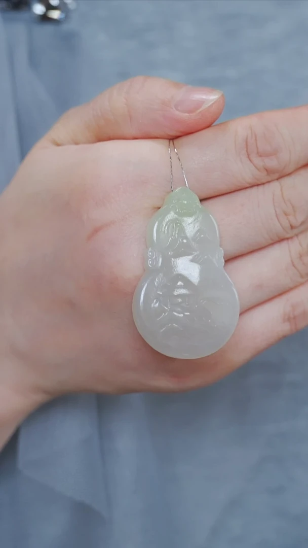 和田玉未镶嵌颈饰23【】裸石46.8*8.7