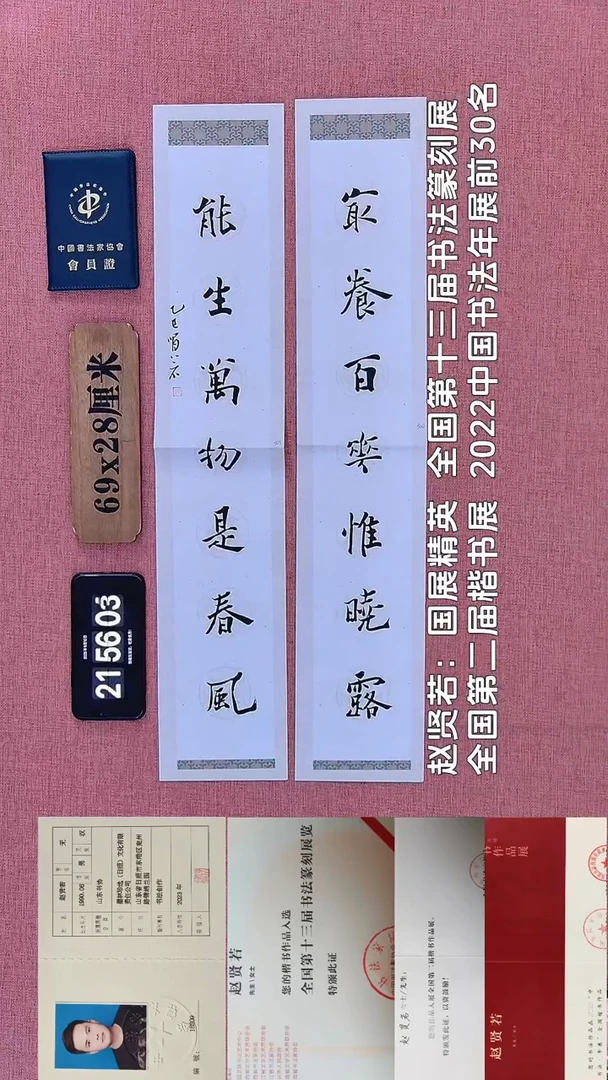 书法293         赵老师书法作品