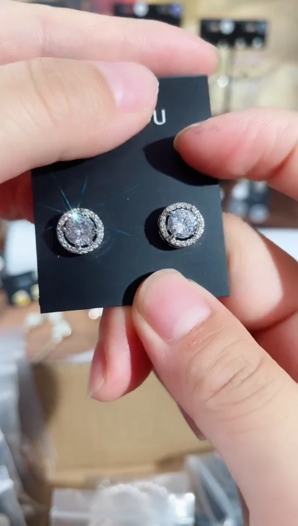 铜合金合成立方氧化锆925银豆1439