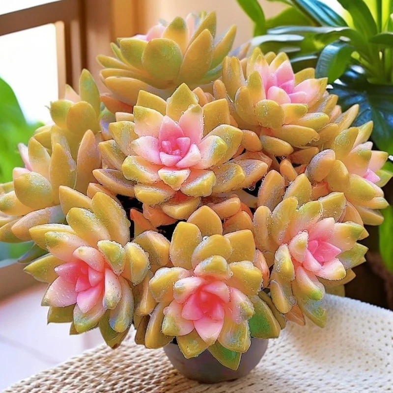 樱花锦多肉植物新手好养室内办公桌客厅净化空气带培育盆土发货