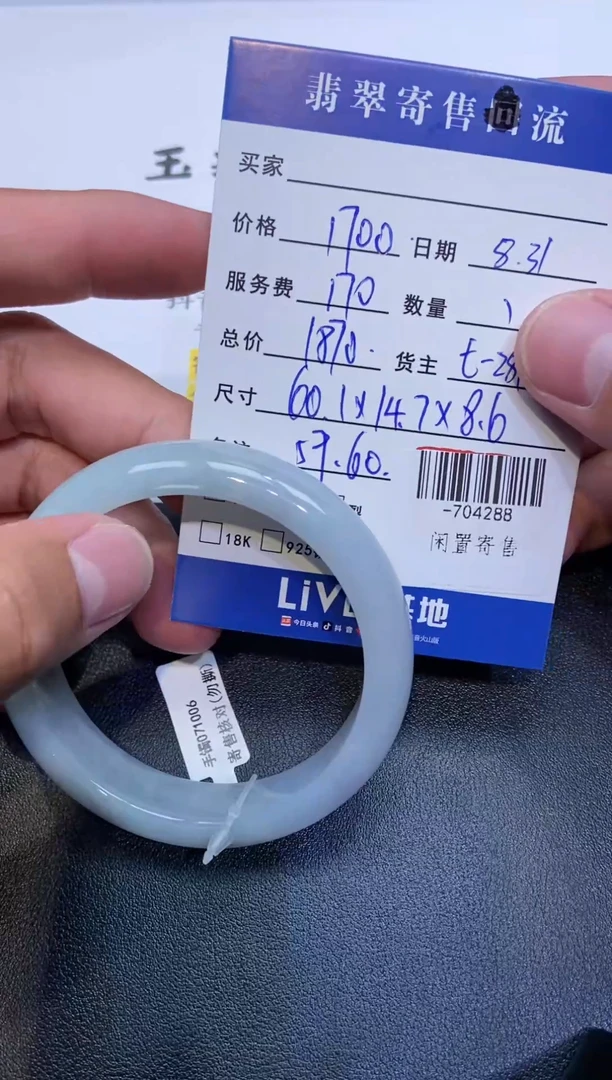 颈饰未镶嵌翡翠手镯多人-704288