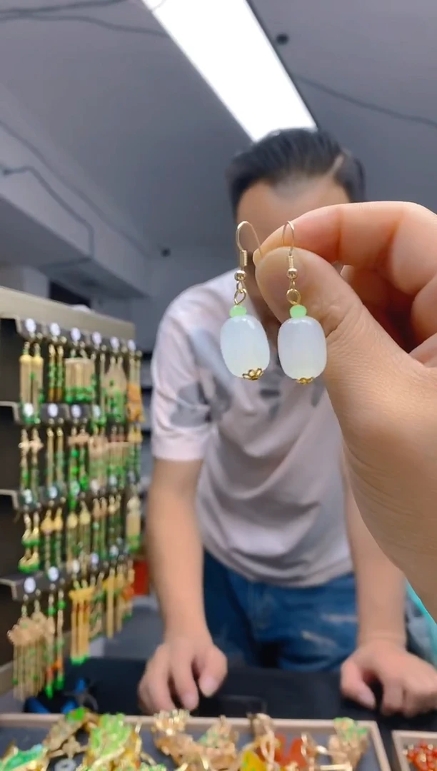 【闪购商品】玛瑙/玉髓耳饰合金16玛瑙饰品
