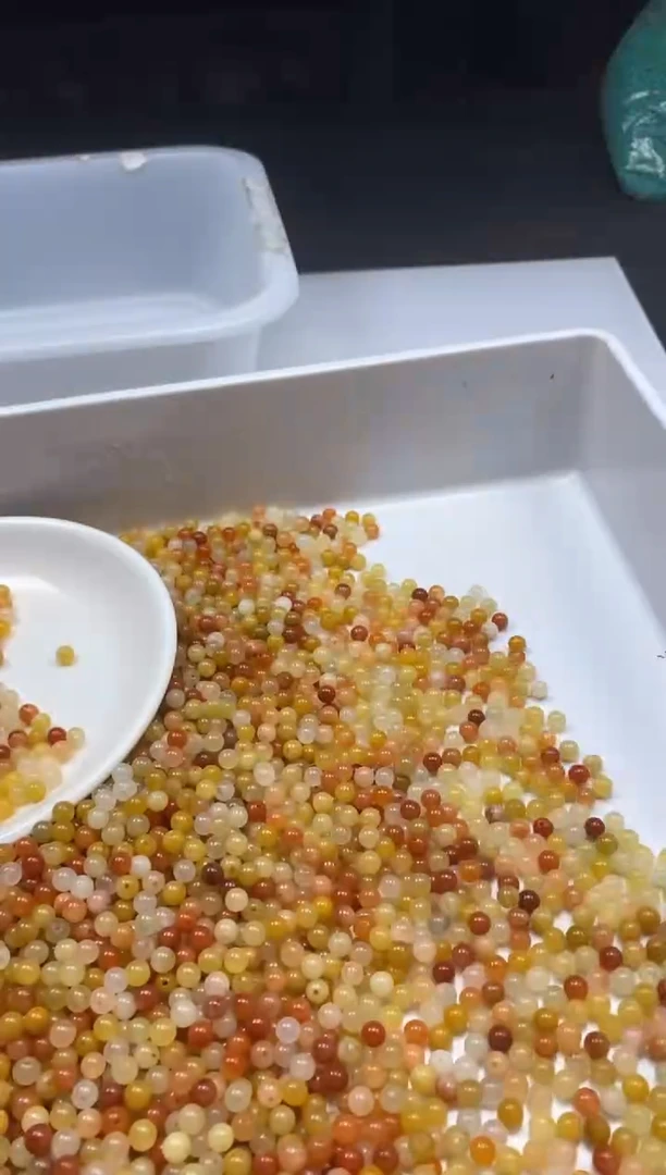 手饰玛瑙未镶嵌W2476三彩金丝玉4MM*108颗