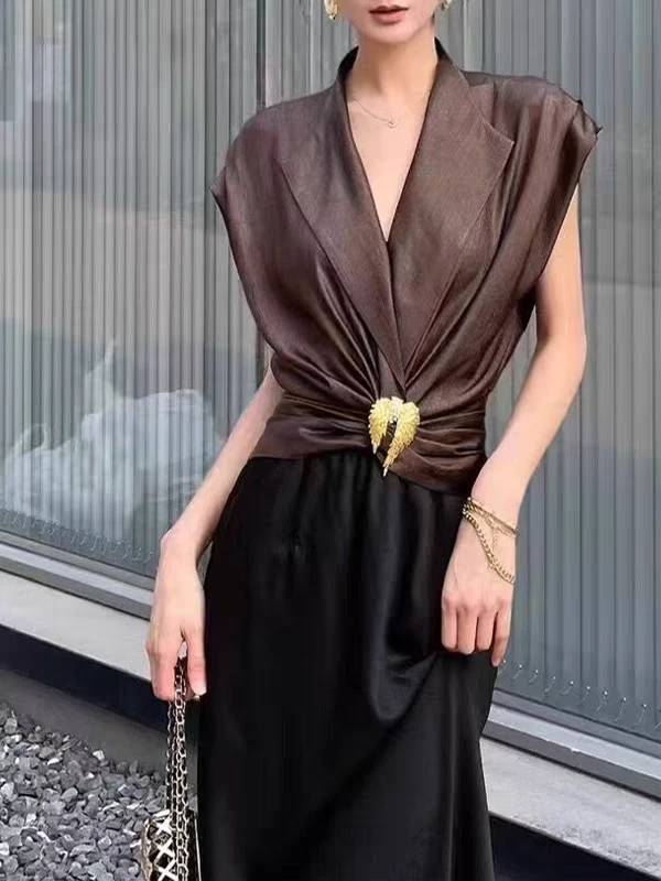 8188-B-1-2-3        新款法式气质轻奢高级感收腰显瘦女神范上衣