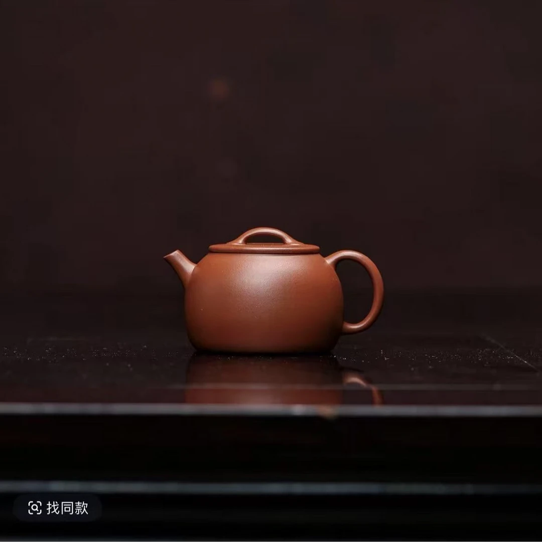 光器圆珠大红袍壶紫砂壶