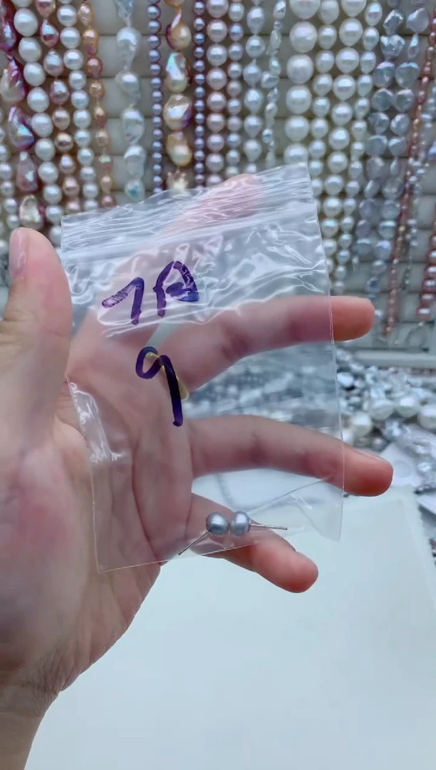 银S925镶嵌淡水珍珠耳饰耳饰多样性发其一