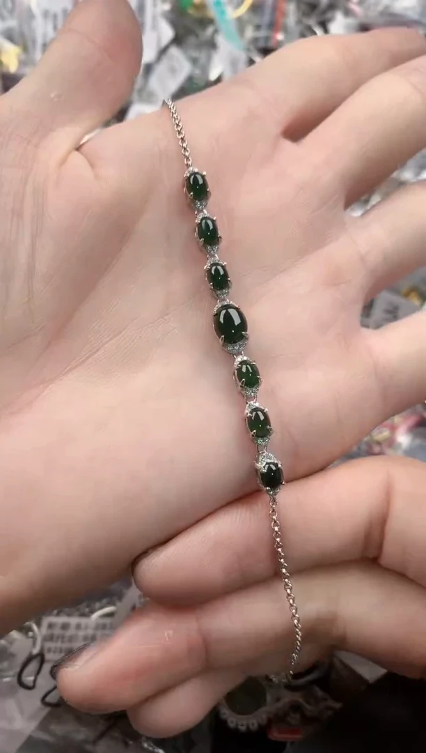 银S925镶嵌戒指翡翠333   3