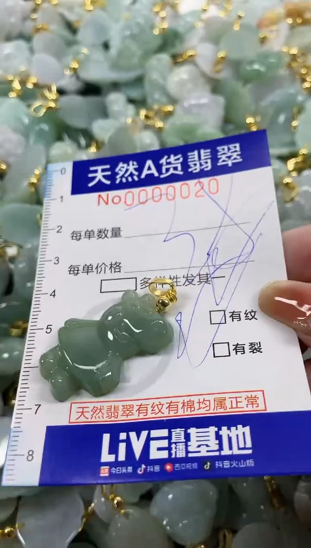 颈饰未镶嵌翡翠天然A货翡翠