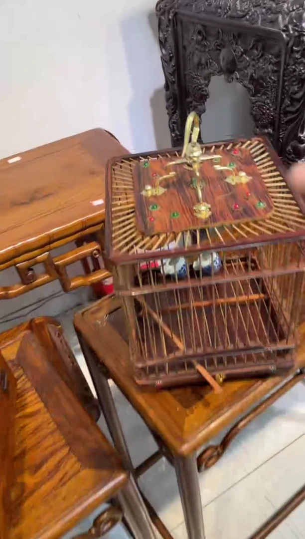 【闪购商品】木花梨木方鸟笼鸟笼