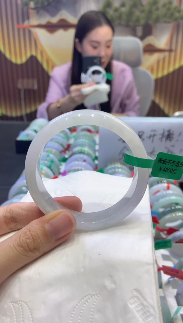 未镶嵌手镯翡翠00004895