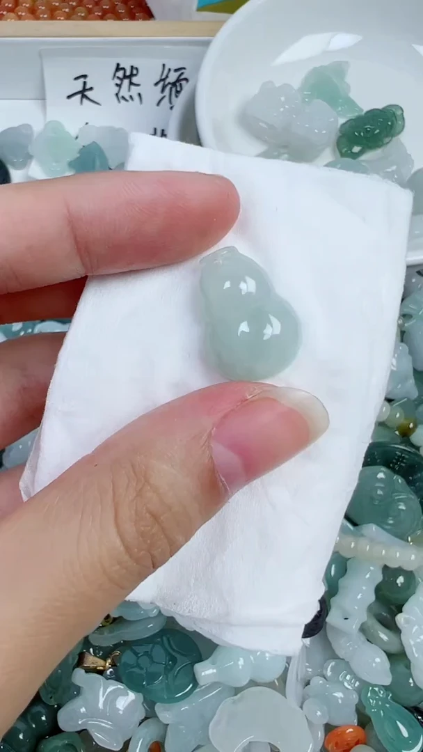 散珠翡翠264号链接，A货翡翠
