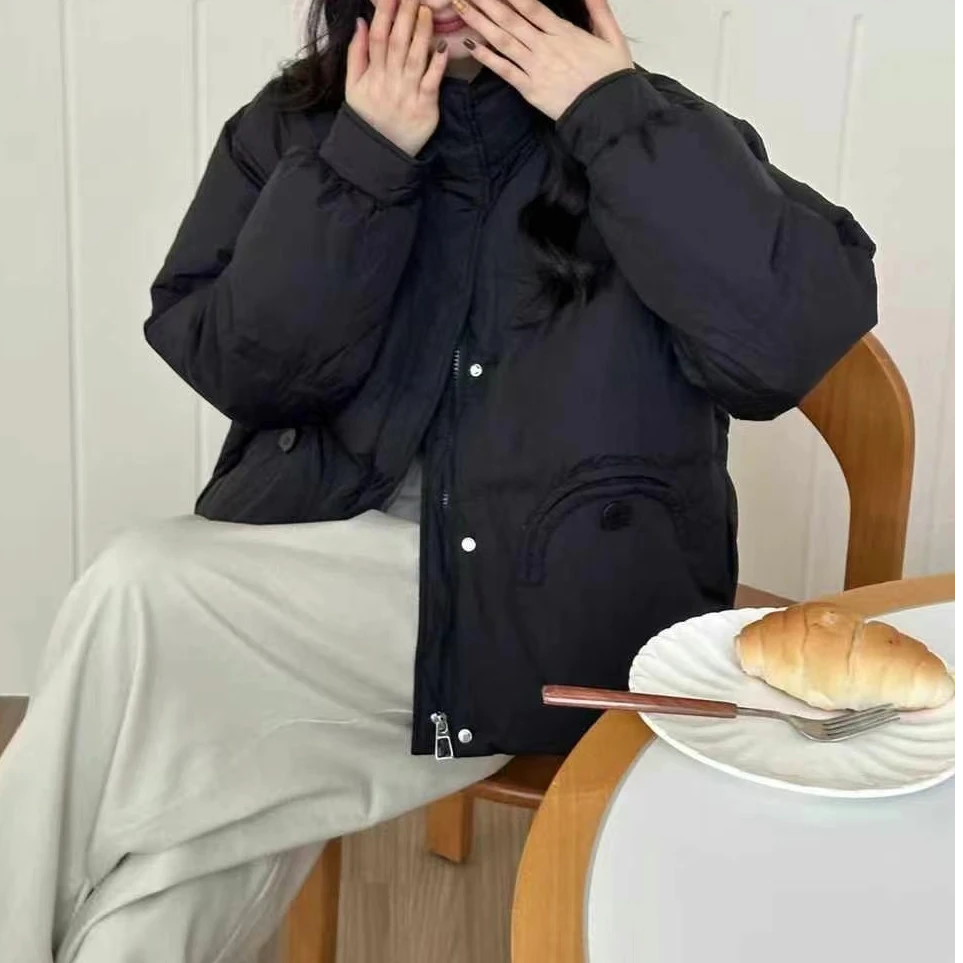 8605酷妞族立领时尚加厚保暖外套