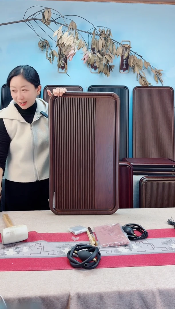 云海黄色茶盘70*40*4