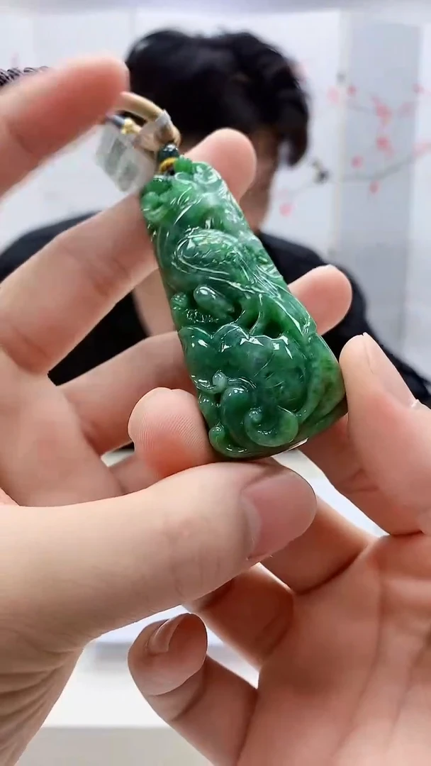 定制翡翠未镶嵌5145bb-毛货挂件51