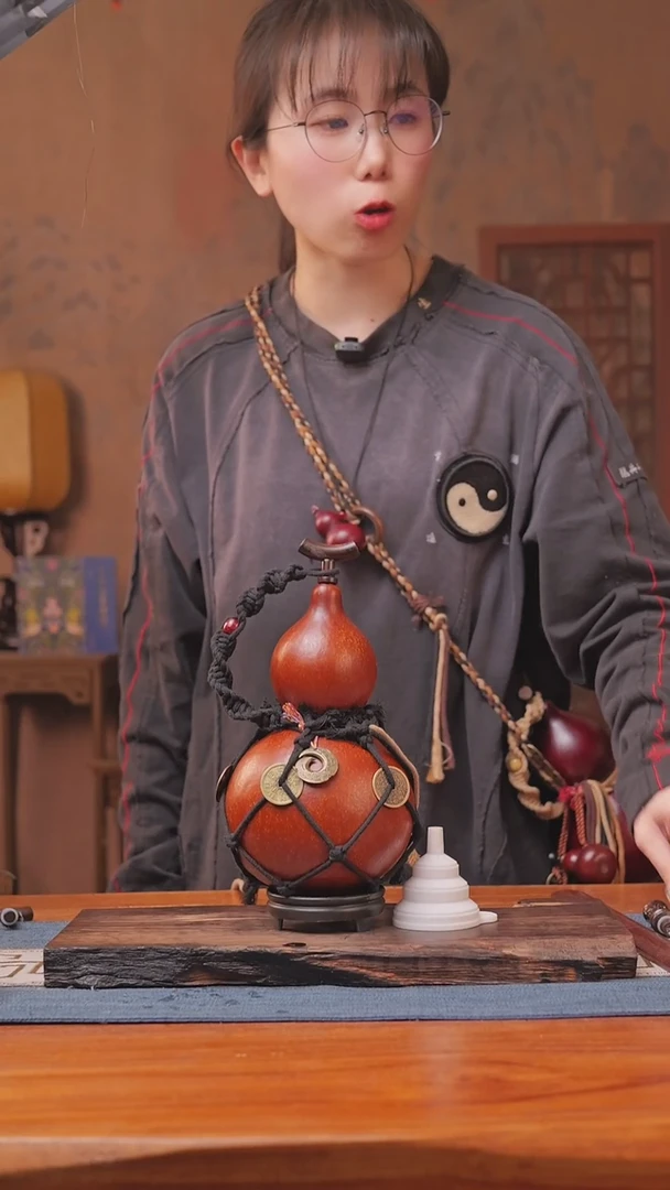 1232号链接精品大漆葫芦现货现发[一物一拍]
