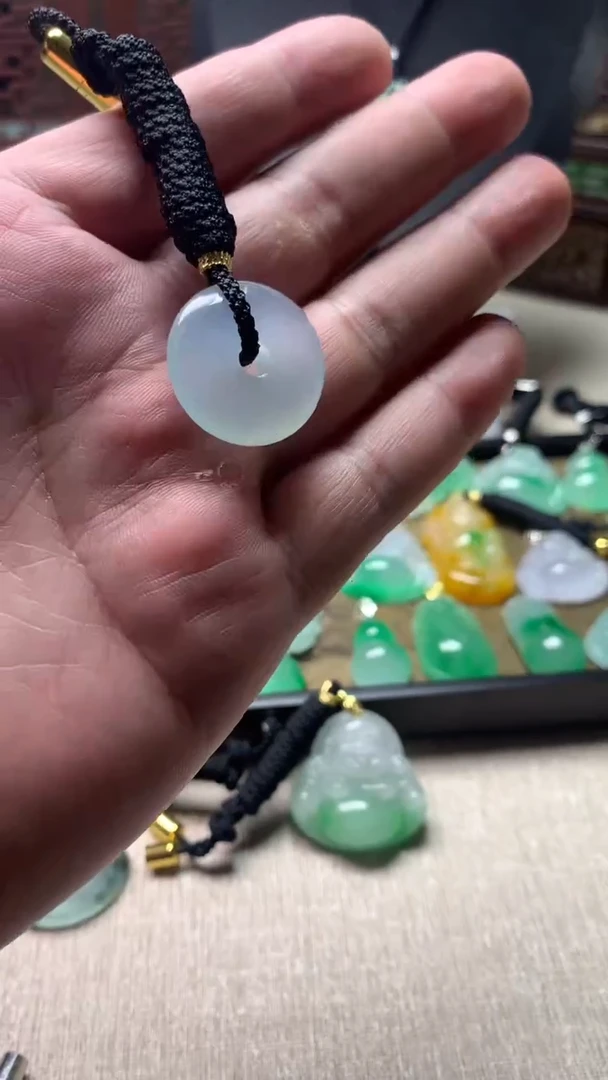 颈饰未镶嵌翡翠所见即所得，一图一物