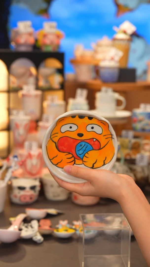 杯子645景德镇陶手工手绘高温釉下瓷